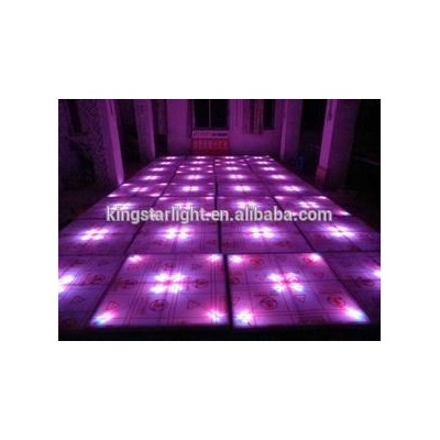 2016 China Cheap Beam Effect DMX 1*1m 3D LED Dance Floor Tile Stage Lighting For Sale Christmas Decorative DJ Disco Party