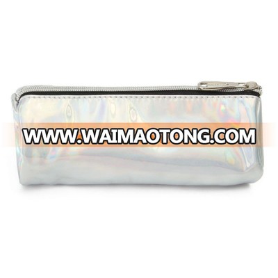 Custom-made PU holographic roll pencil case/ pencil pouch